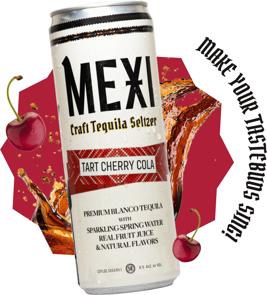 Mexi Seltzer Tart Cherry Cola makes your tastebuds sing