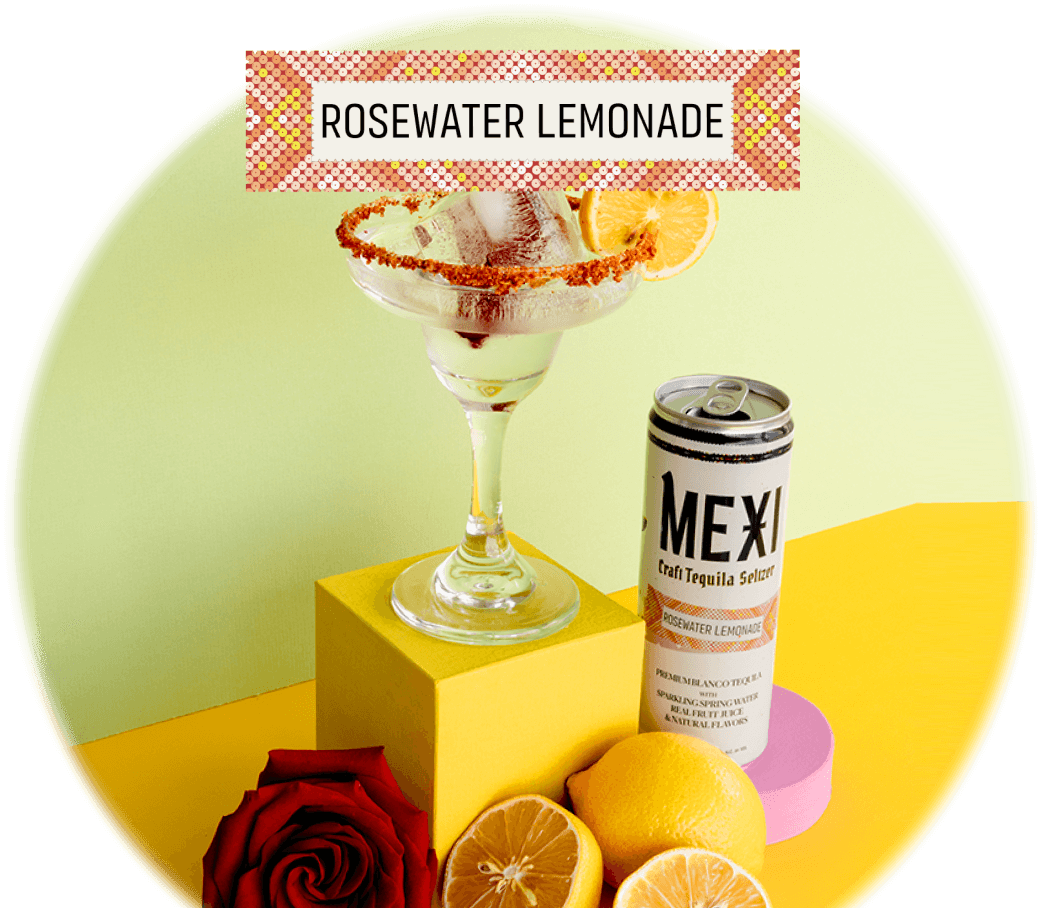 Other Ways to enjoy Rosewater Lemonade Mexi Seltzer